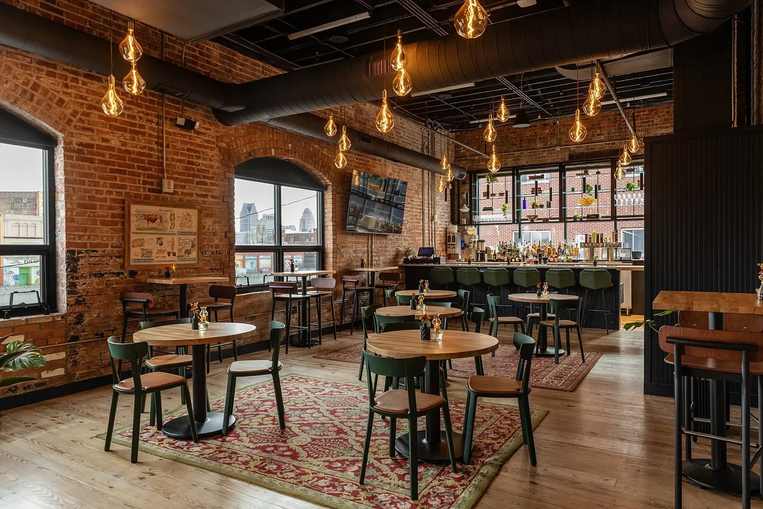 private event floor above the butcher shop